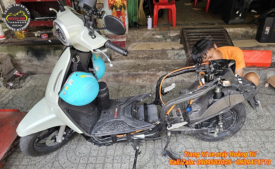 Phuộc sau Racing Boy series C cho xe Vinfast EVO