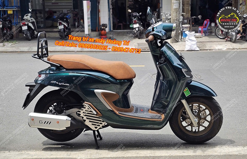 Ốp pô Stylo 160 nhôm CNC kiểu GTR