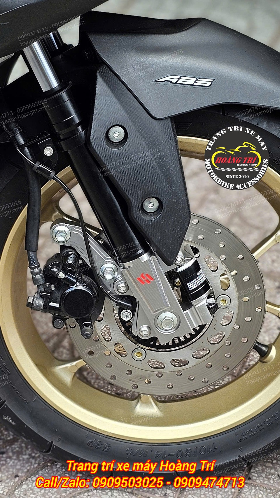 Phuộc trước Kingham Yahama NVX