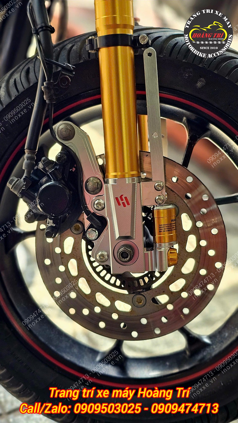 Phuộc trước Kingham Yahama NVX