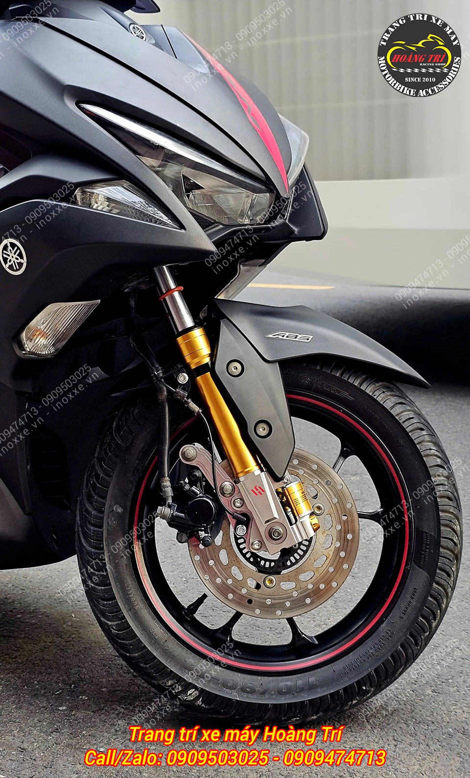 Phuộc trước Kingham Yahama NVX