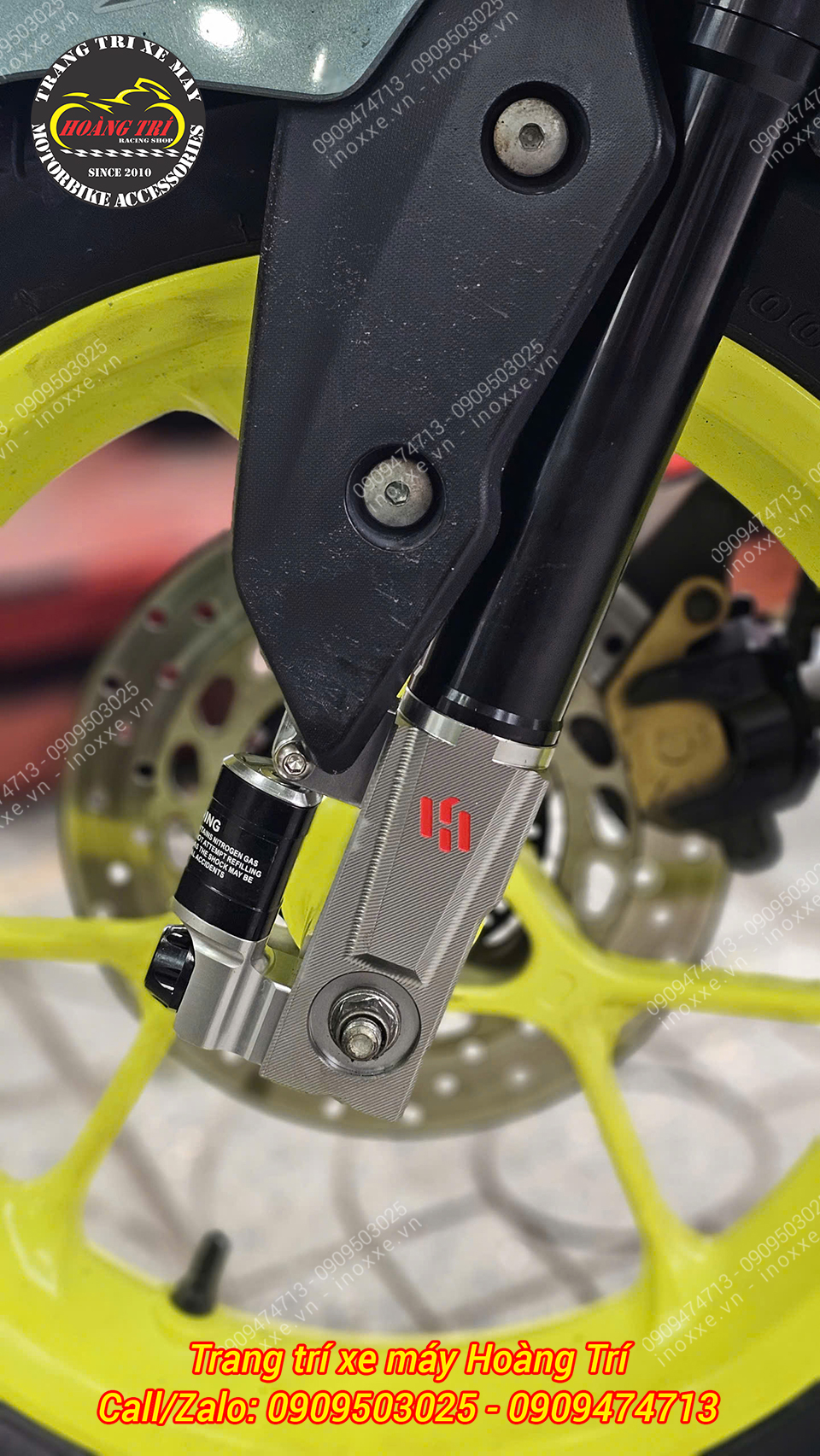 Phuộc trước Kingham Yahama NVX