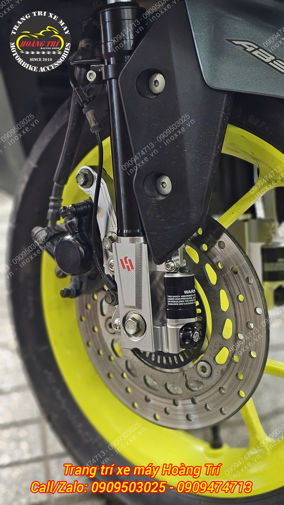 Phuộc trước Kingham Yahama NVX