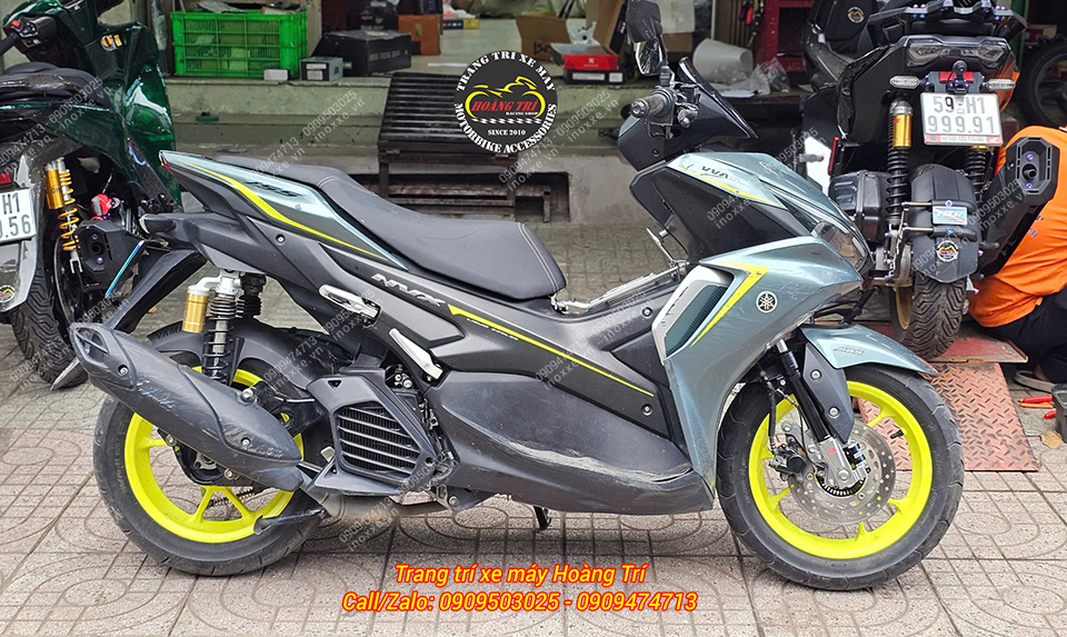 Phuộc trước Kingham Yahama NVX