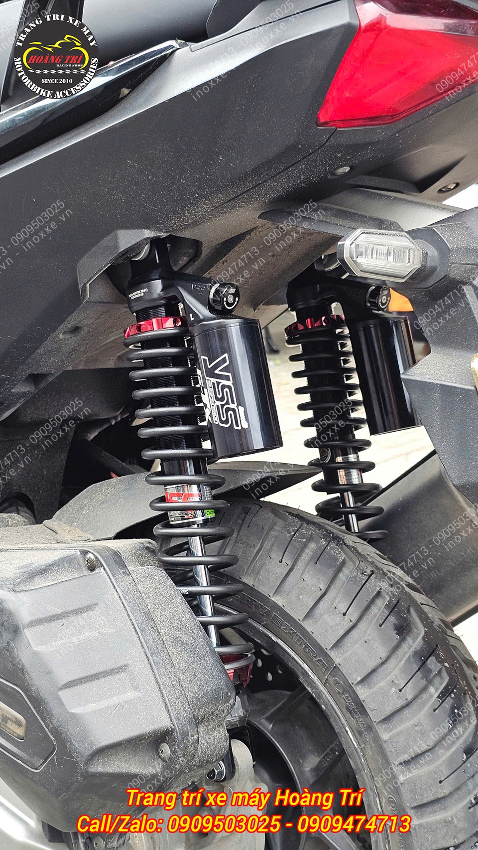 Phuộc bình dầu YSS G-TX lắp chuẩn cho xe ADV 150/ADV 160 hàng chính hãng Thái Lan