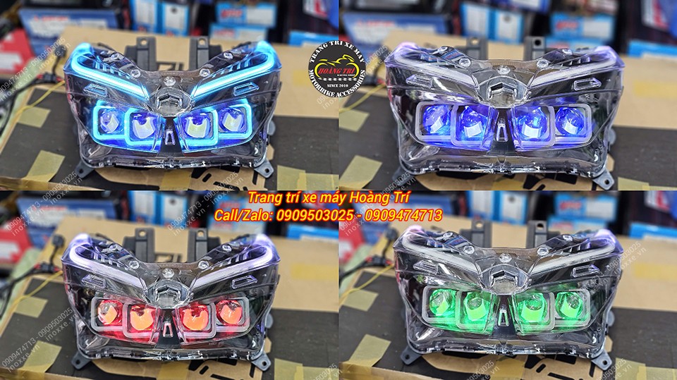 Bộ đèn bi cầu đúc khuôn cho xe Vario 125/150