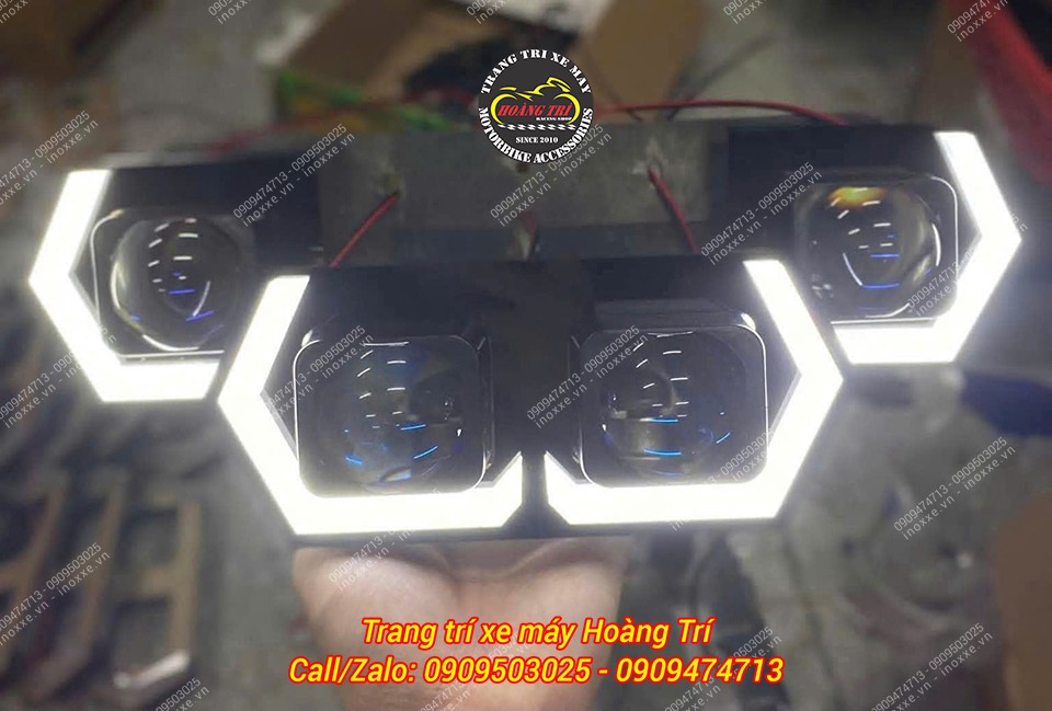 Bộ đèn bi cầu đúc khuôn cho xe Vario 125/150