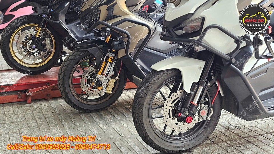 Phuộc độ cho xe ADV 150/ADV 160 - Phuộc Upside Down KingHam