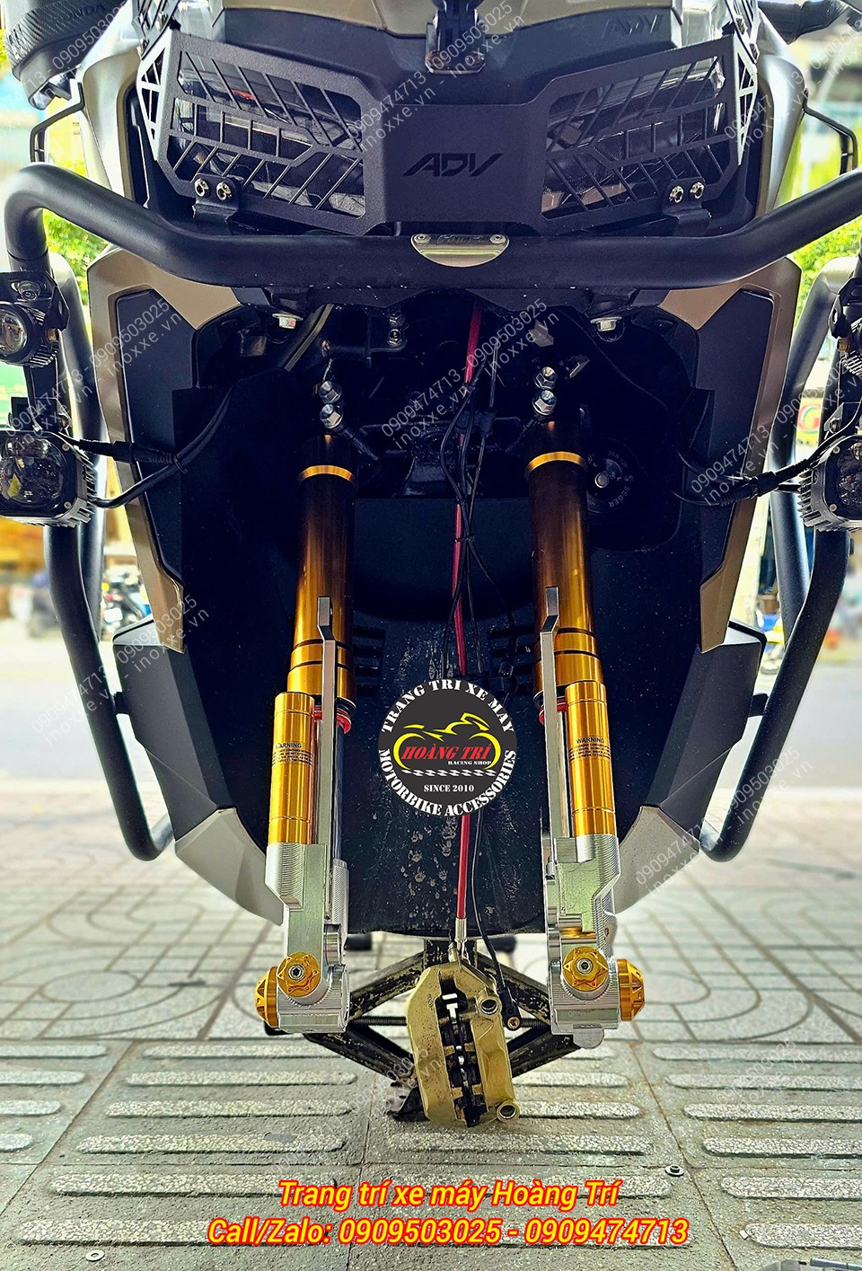 Phuộc độ cho xe ADV 150/ADV 160 - Phuộc Upside Down KingHam
