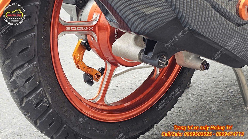 Mâm 5 cây CNC-XMODE dành cho xe Airblade, Vision, Vario