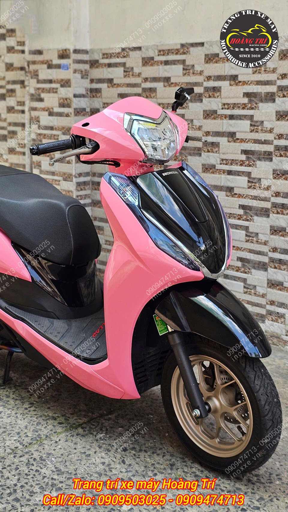 Dán decal đổi màu xe Lead