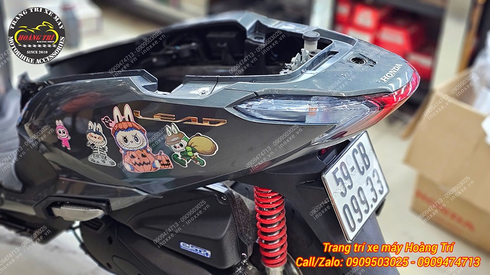 Dán decal đổi màu xe Lead