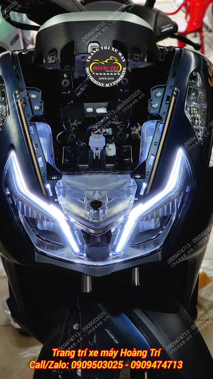 Độ đèn Led Audi cho xe Yamaha Lexi 155