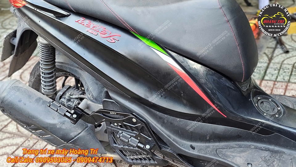 Gác chân phụ HTR độ cho xe Piaggio Medley
