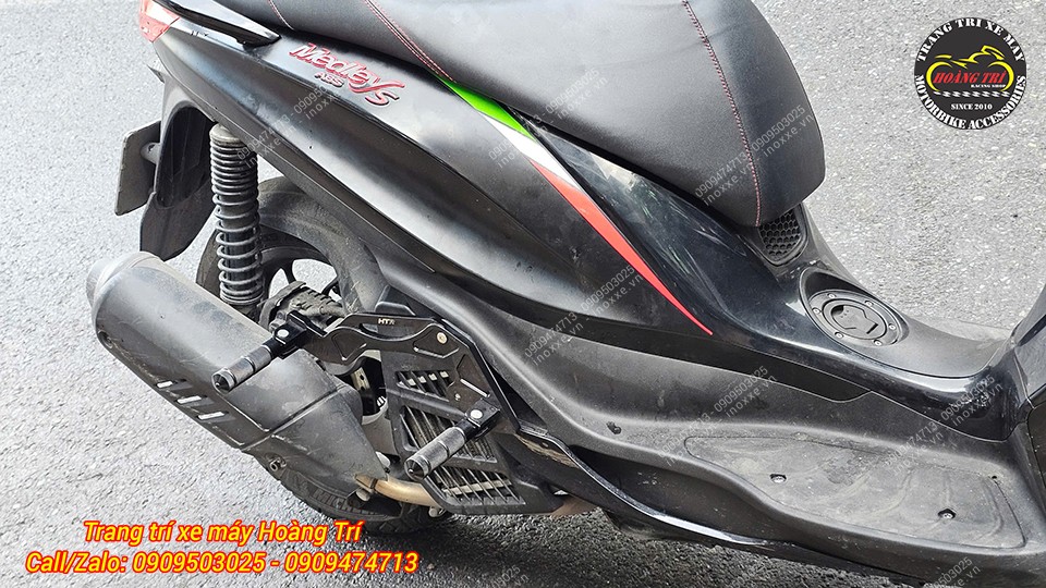 Gác chân phụ HTR độ cho xe Piaggio Medley