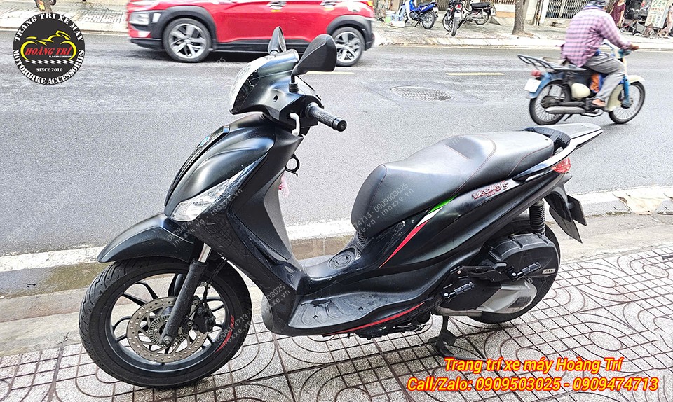 Gác chân phụ HTR độ cho xe Piaggio Medley