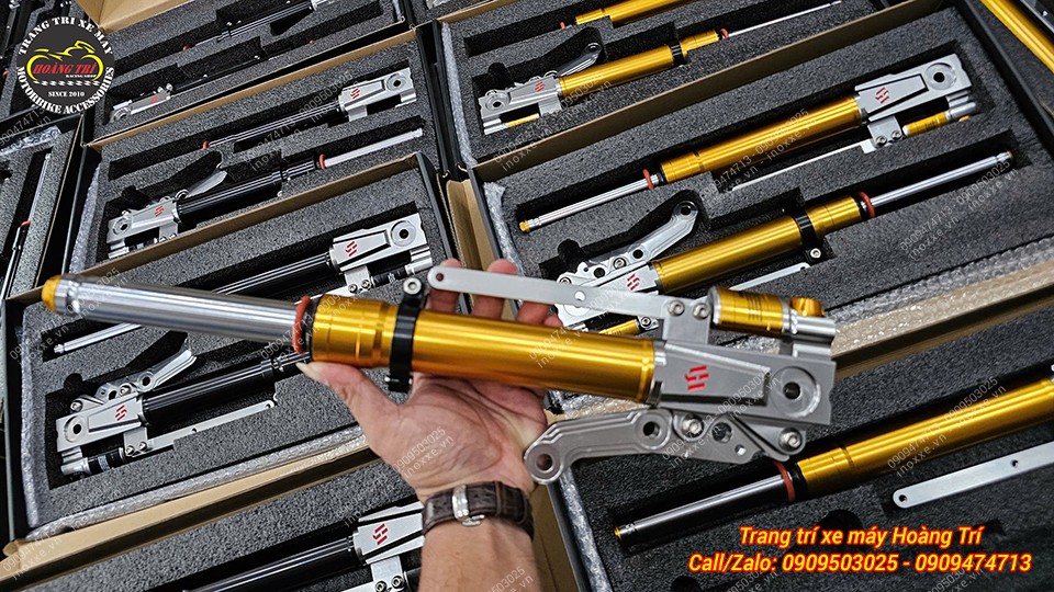 Phuộc trước Kingham Yahama NVX