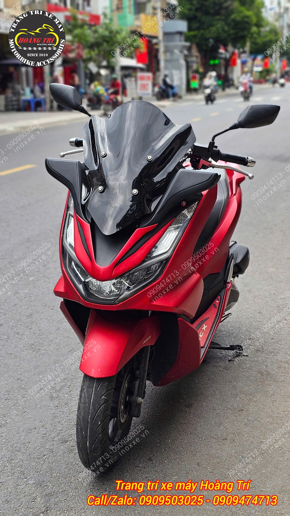 Mặt nạ chắn gió HTR dành cho PCX 160 kiểu Indonesia