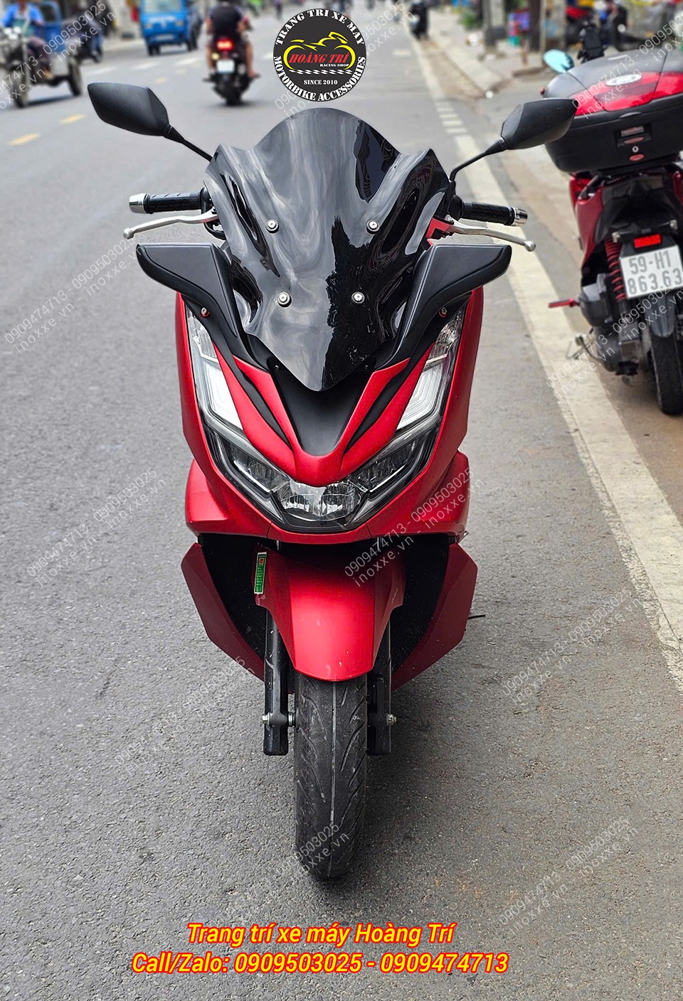 Mặt nạ chắn gió HTR dành cho PCX 160 kiểu Indonesia