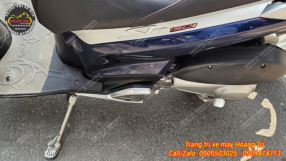 Chân chống inox dành cho SH Ý