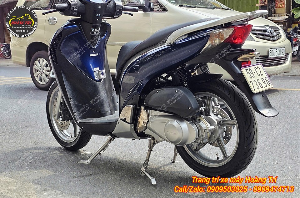 Chân chống inox dành cho SH Ý
