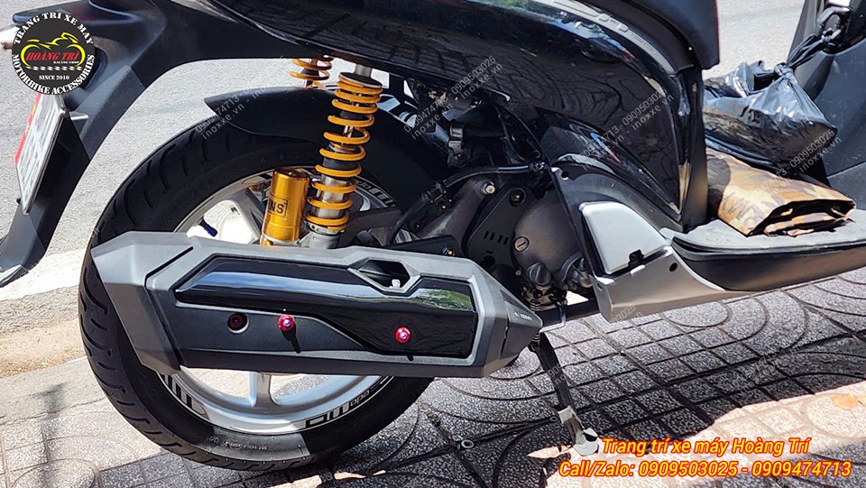 Ốp pô ADV 350 độ cho xe SH Ý