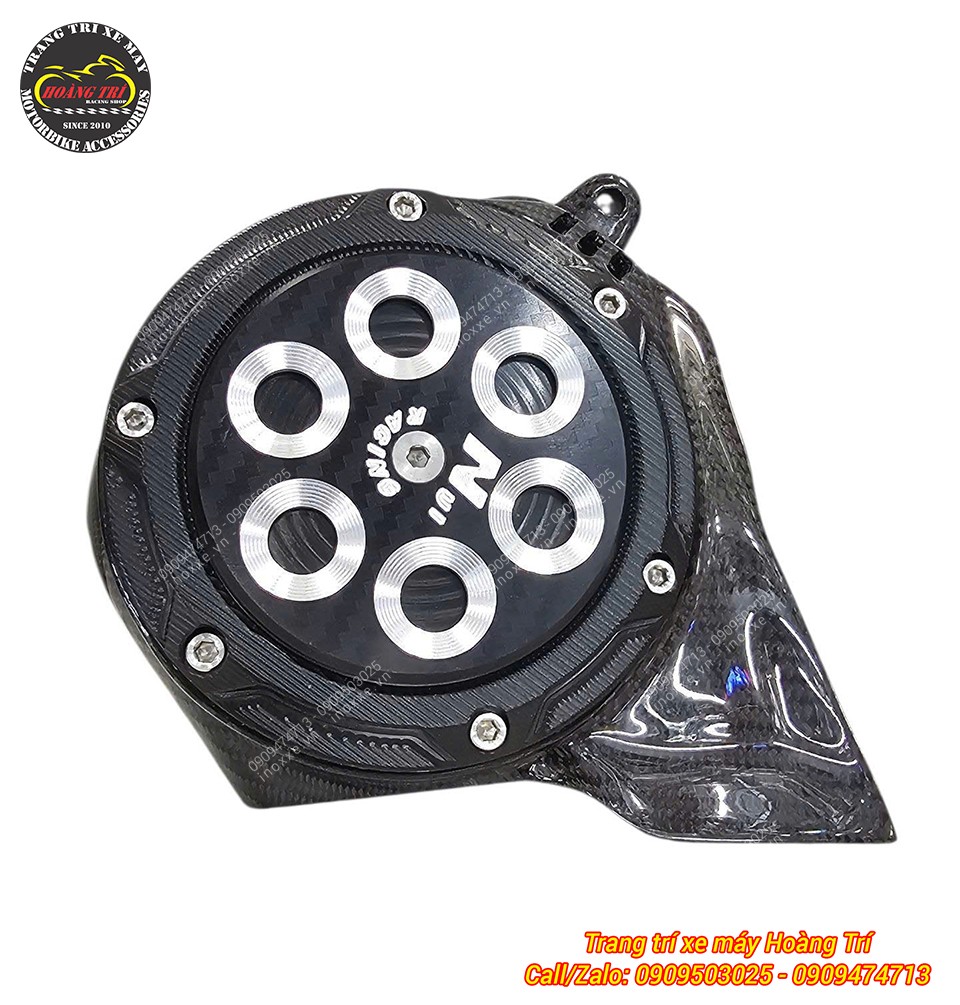 Ốp lốc nồi xoay Nui Racing cho xe Stylo 160/Giorno 125 Thái Lan