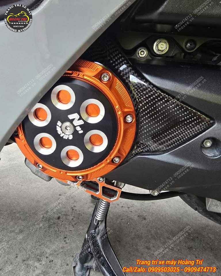 Ốp lốc nồi xoay Nui Racing cho xe Stylo 160/Giorno 125 Thái Lan