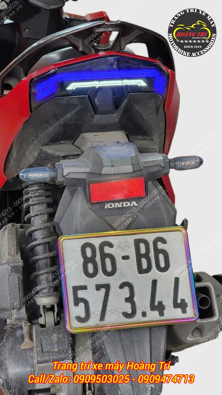 Cụm đèn hậu Audi Shark Power cho xe Vario 125/150 có chỉnh màu