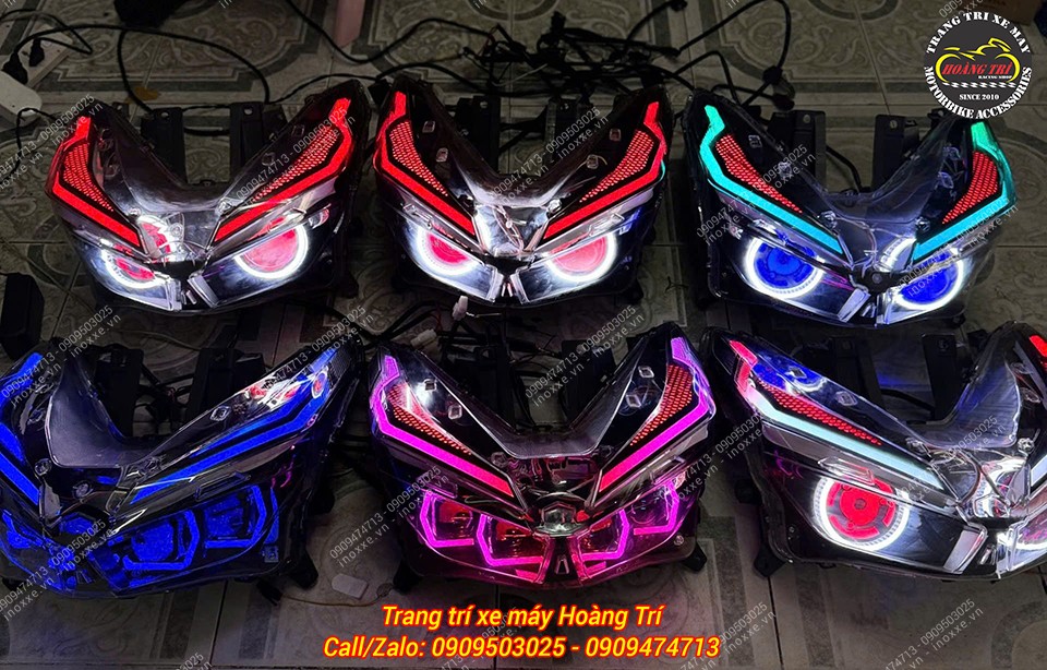 Bộ đèn bi cầu đúc khuôn cho xe Vario 125/150