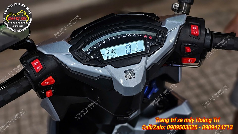 Độ đồng hồ ZX10R cho xe Vario/Click Thái