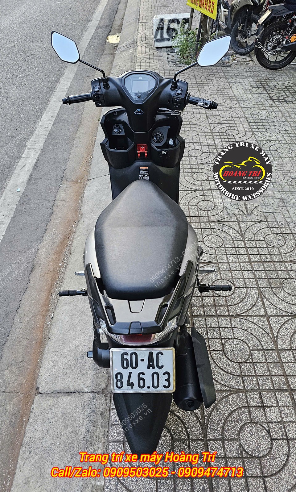 Gác chân phụ Yamaha Gear