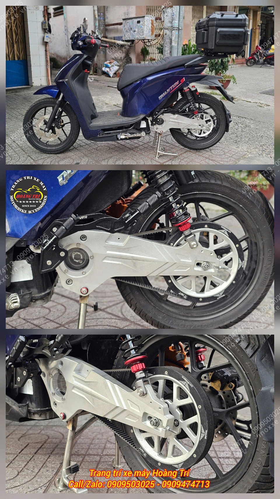 Gấp nhôm CNC Dat Bike Quantum