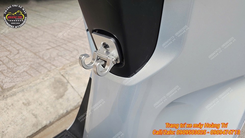 Móc treo đồ cho xe Honda UC3 - Móc nhôm HTR-Grande