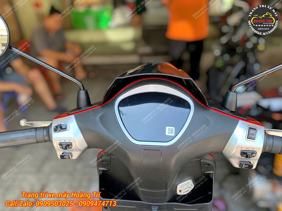 Combo ốp đầu và viền đèn pha xe máy điện Vinfast EVO
