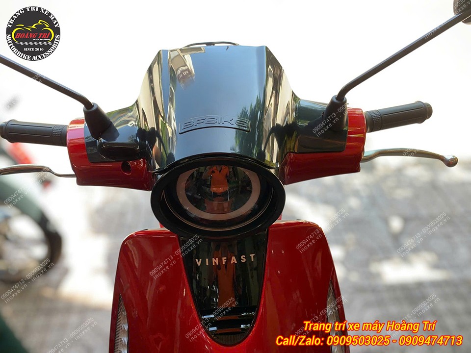 Combo ốp đầu và viền đèn pha xe máy điện Vinfast EVO