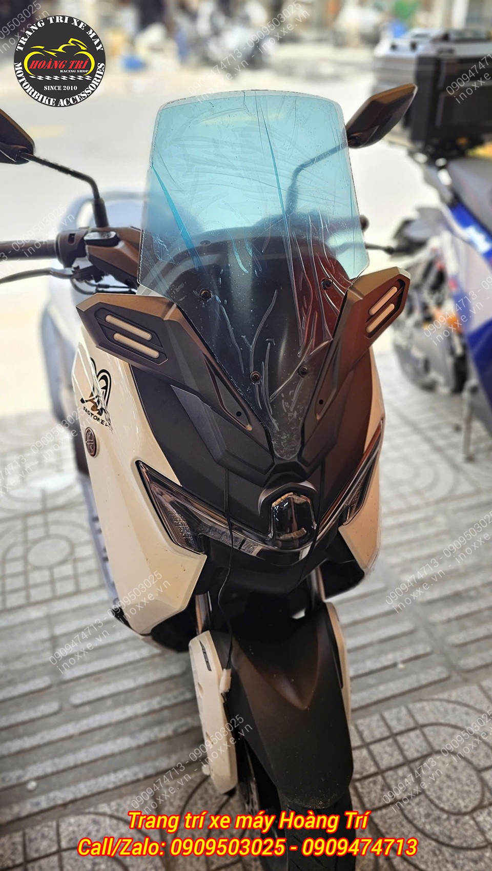 Mặt nạ kính chắn gió Nmax 155 kiểu Xmax 300