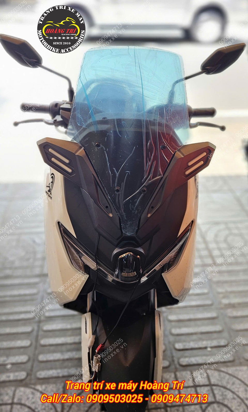 Mặt nạ kính chắn gió Nmax 155 kiểu Xmax 300