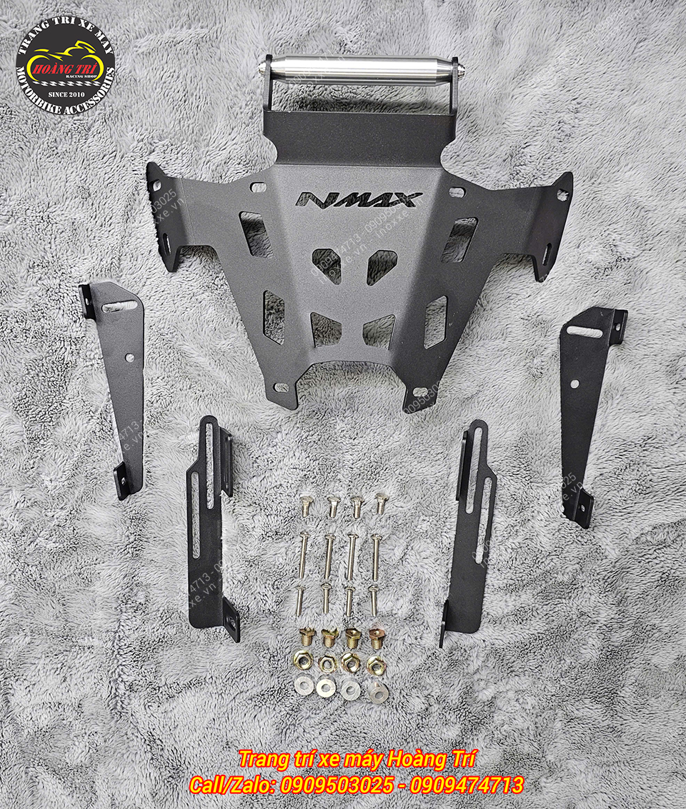 Khung nâng kính chắn gió tích hợp thanh ngang GPS cho xe Yamaha NMAX 155