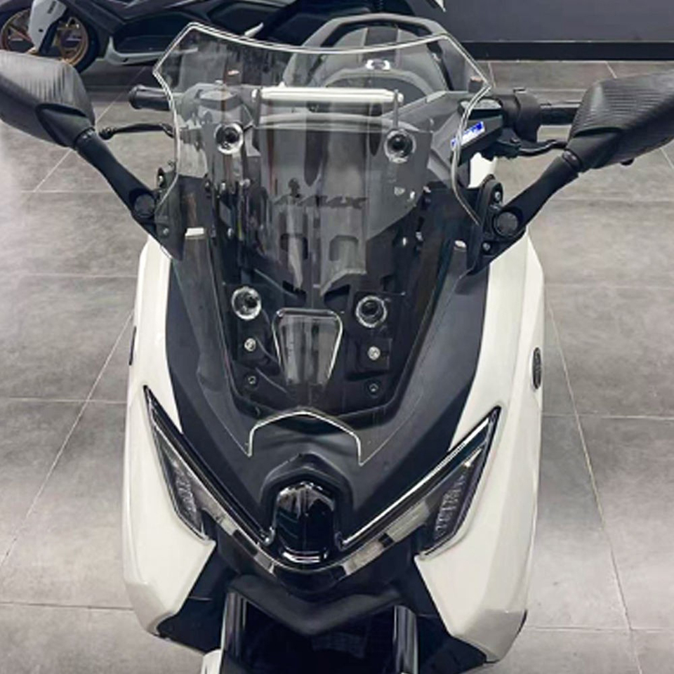 Khung nâng kính chắn gió tích hợp thanh ngang GPS cho xe Yamaha NMAX 155