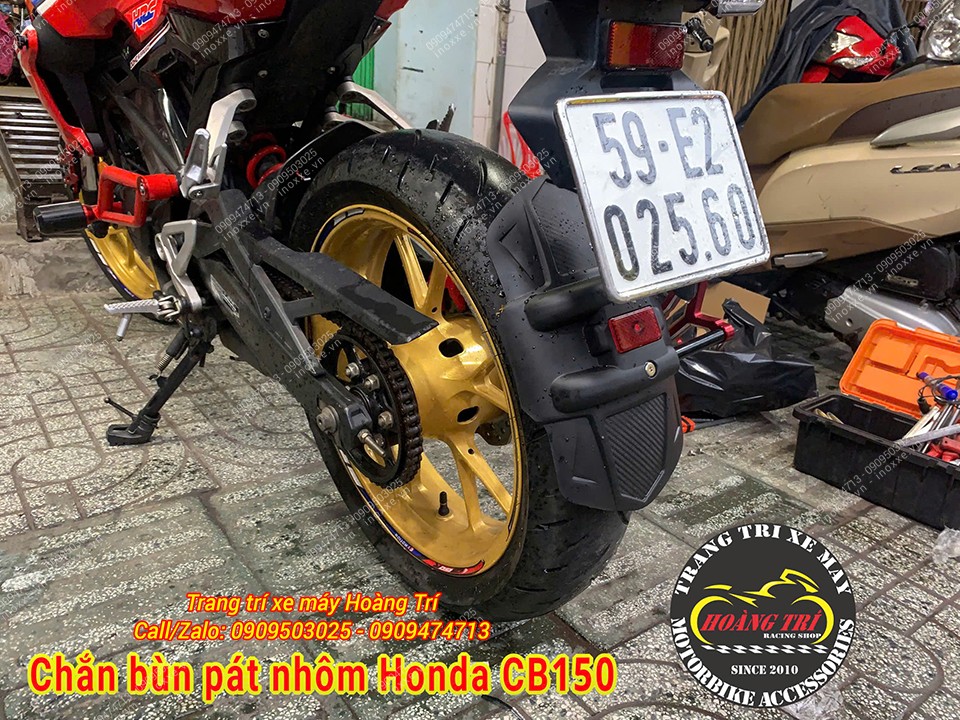 Chắn bùn HTR cho xe Honda CB150 pát nhôm CNC