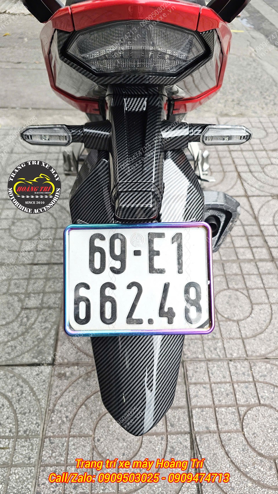 Sơn nhúng carbon dàn áo nhám Winner X