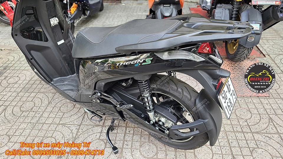 Baga sau nhôm đúc kiểu SH 300i độ cho xe Vinfast Theon S