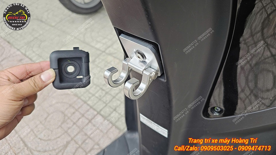 Móc treo đồ cho xe Theon S - Móc nhôm HTR-Grande