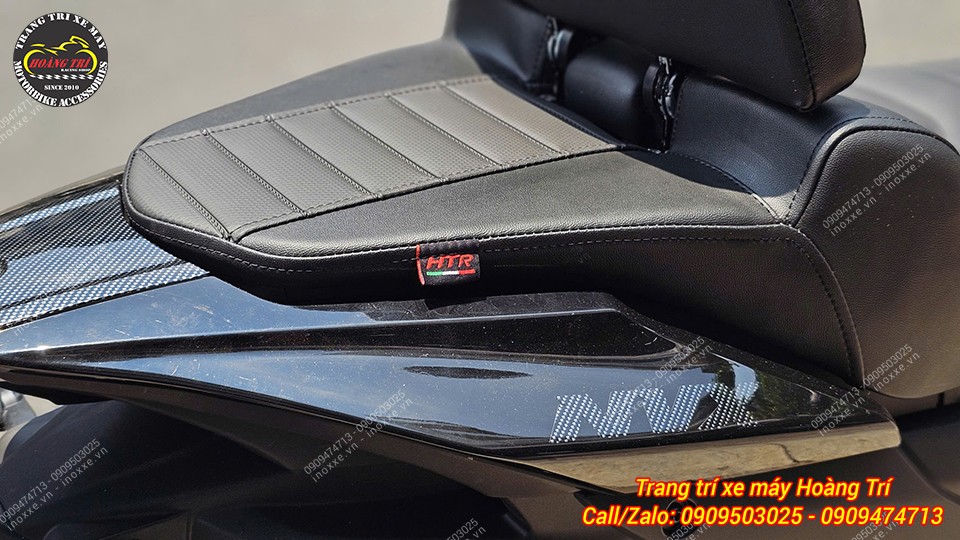 Yên độ 2 tầng Yamaha NVX kiểu Indo có đệm tựa lưng bật gấp