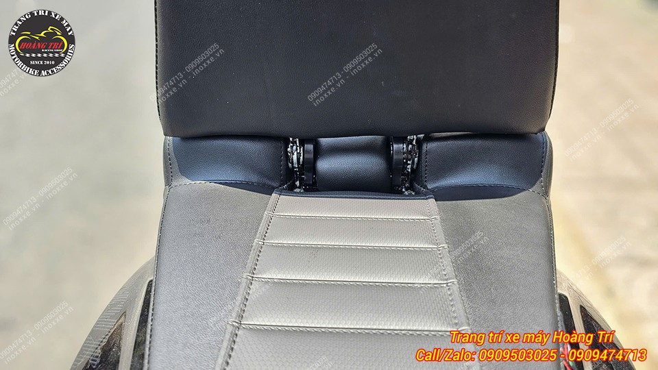 Yên độ 2 tầng Yamaha NVX kiểu Indo có đệm tựa lưng bật gấp