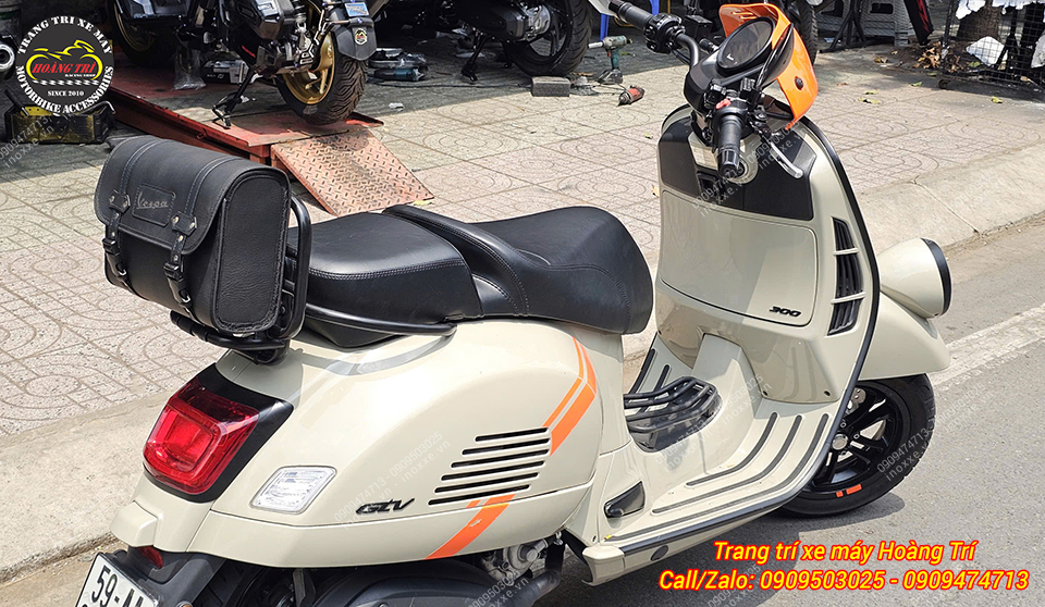 Yên độ dành cho Vespa GTS - Yên rời 2 khúc