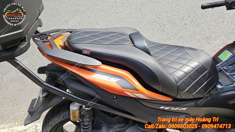 Yên độ 2 tầng Yamaha NVX kiểu Thái Lan có đệm tựa lưng