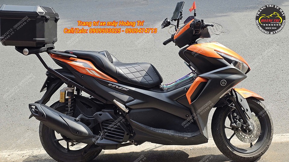 Yên độ 2 tầng Yamaha NVX kiểu Thái Lan có đệm tựa lưng