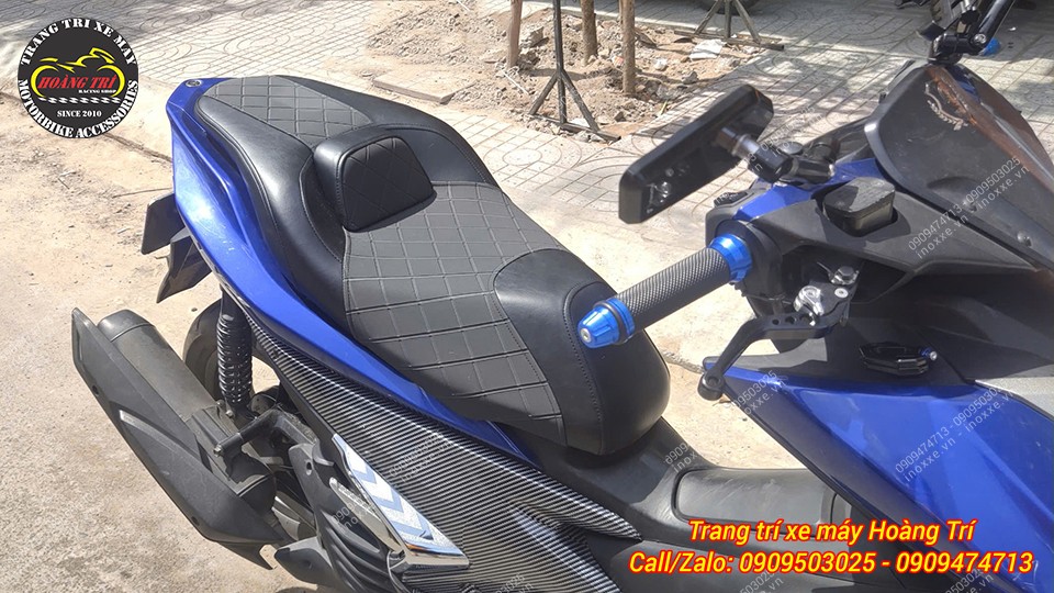 Yên độ 2 tầng Yamaha NVX kiểu Thái Lan có đệm tựa lưng